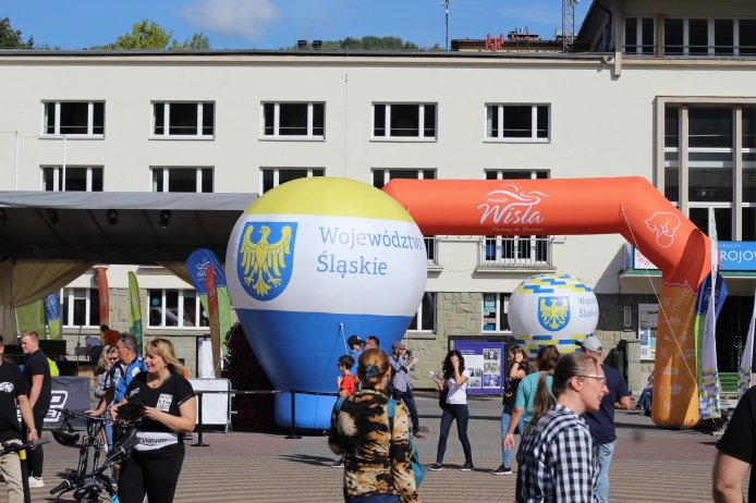 Wiślański rynek w czasie GT Festiwalu